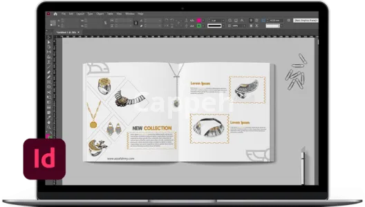 Providing specialized design services using adobe indesign software