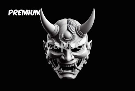 I will sculpt 3d japanese mask, oni mask, kitsune mask, blender, 3d model for printing