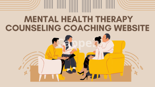 I will design medical website, mental health wellness counseling and therapy website