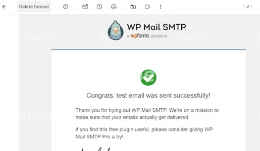 I will fix wordpress email error, emails not receiving, SMTP, contact form, woocommerce