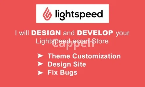 I will design, develop and set up your lightspeed ecom site