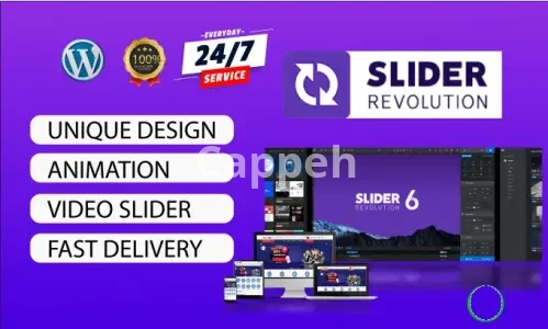 I will create or fix slider revolution website slider within 24 hours