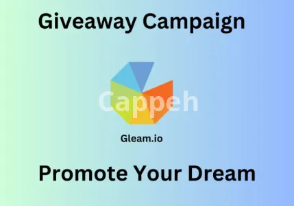I will setup giveaway campaign on gleam for your product or brand,offer etc
