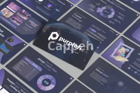 I will design modern futuristic ai web3 presentation pitch deck