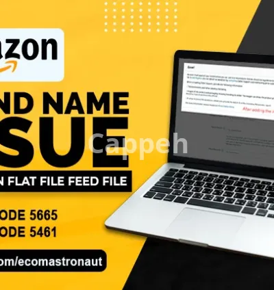 I will fix amazon brand name issue by amazon flat file feed file