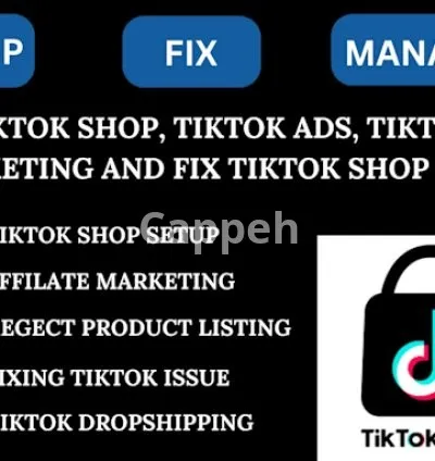 I will fix setup tiktok shop tiktok dropshipping tik tok ads tik tok manager affiliate