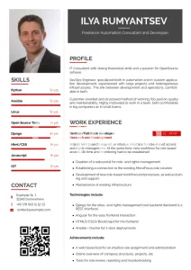 I will write your CV in latex
