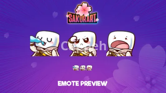 I will make cool custom emotes and badges for twitch, kick, tiktok, youtube, facebook
