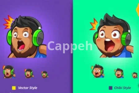 I will create custom twitch emotes in less than 24 hours by kong vector