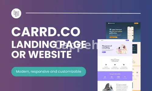 I will design and create a landing page or website with carrd