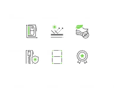 I will design custom flat icon set for website and app in 24 hours