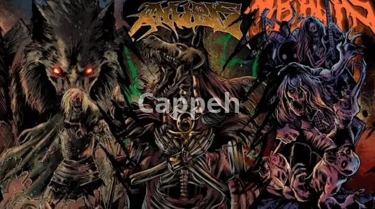I will draw detailed dark art illustration metal album cover