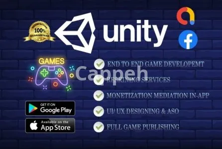 I will provide unity game development, monetization and multiplayer