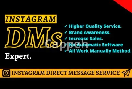 I will do instagram dms service to targeted people