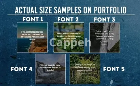 I will design 2000 motivational inspirational quotes with your logo