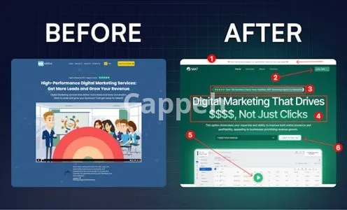 I will do cro audit and redesign the website UI UX in figma