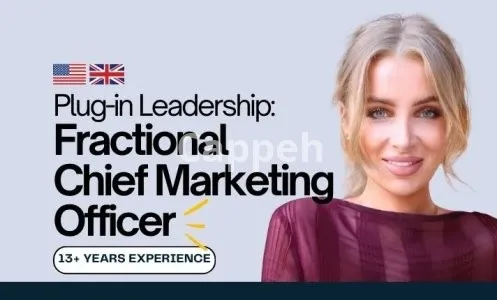 I will be your fractional cmo offering expert strategic guidance