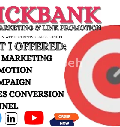I will clickbank affiliate marketing, sales funnels, link promotion