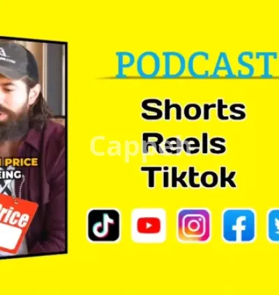 I will edit your podcast into engaging short form video clips