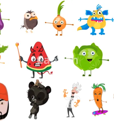 I will do design make an awsome adobe character animator puppet