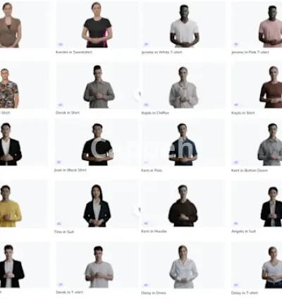 I will create ai spokesperson video in arabic english or any language