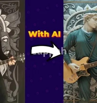 I will transform your videos into marble statue with ai