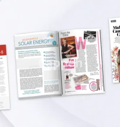 I will create a magazine book promo 3d animated video