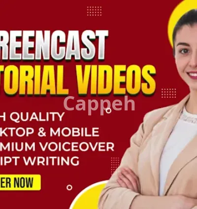 I will create HD screencast tutorial or explainer video for website, app with voiceover