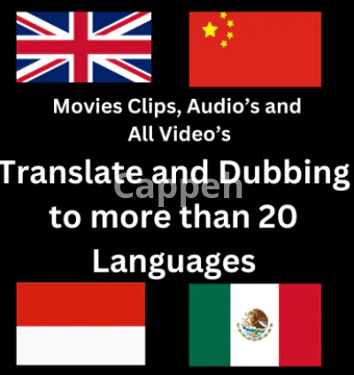 I will voiceover and dub your movies into more than 40 languages