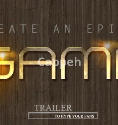 I will create an epic game trailer to hype your fans