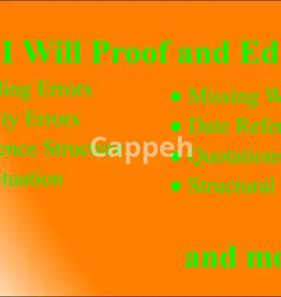 I will edit your, chapter, book, thesis, essays, screenplay