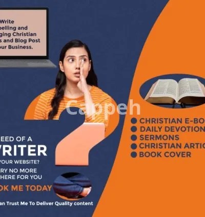 I will ghostwrite bestselling christian books and ebooks for you