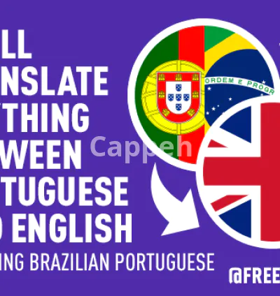 I will translate english to portuguese and vice versa