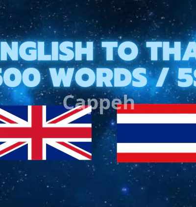 I will professionally translate english to thai