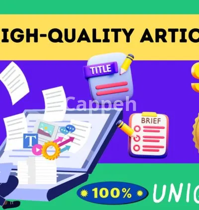 I will write high quality articles for your website
