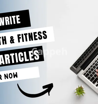 I will write SEO friendly health and fitness articles and blogs