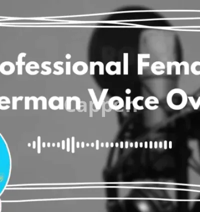 I will record a professional HQ female german voice over