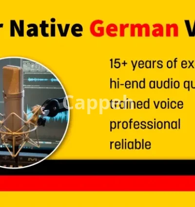 I will record an awesome professional german voice over