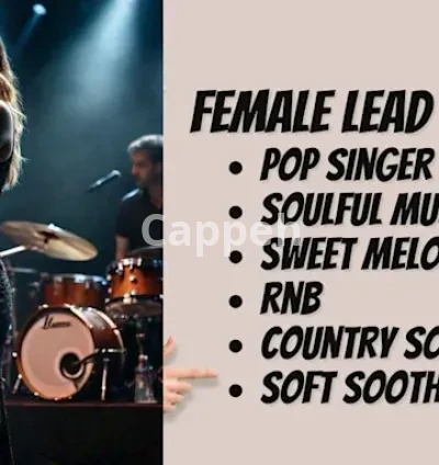 I will sing female lead, compose custom songs , female singer, theme songs any genre