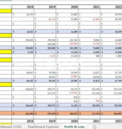 I will create custom pro forma models for startups, pro forma financials and valuation