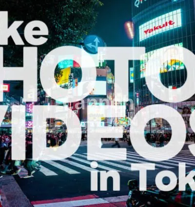 I will take original photo or video in japan