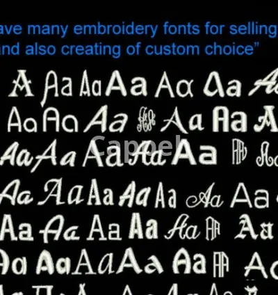I will create embroidery fonts of your size and style bx and esa format