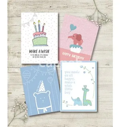 I will design cute greeting cards for any purpose