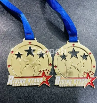 I will make custom award medals with HD engraving