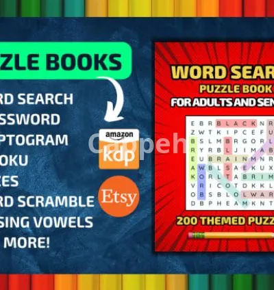 I will create high quality puzzle book