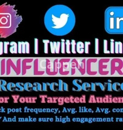I will find best instagram influencer leads with tiktok, twitter, linkedin